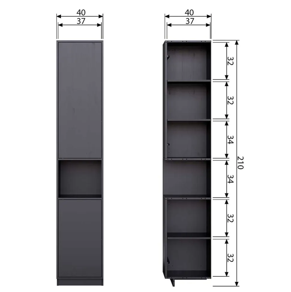 Wohnzimmerschrank modern Vreino