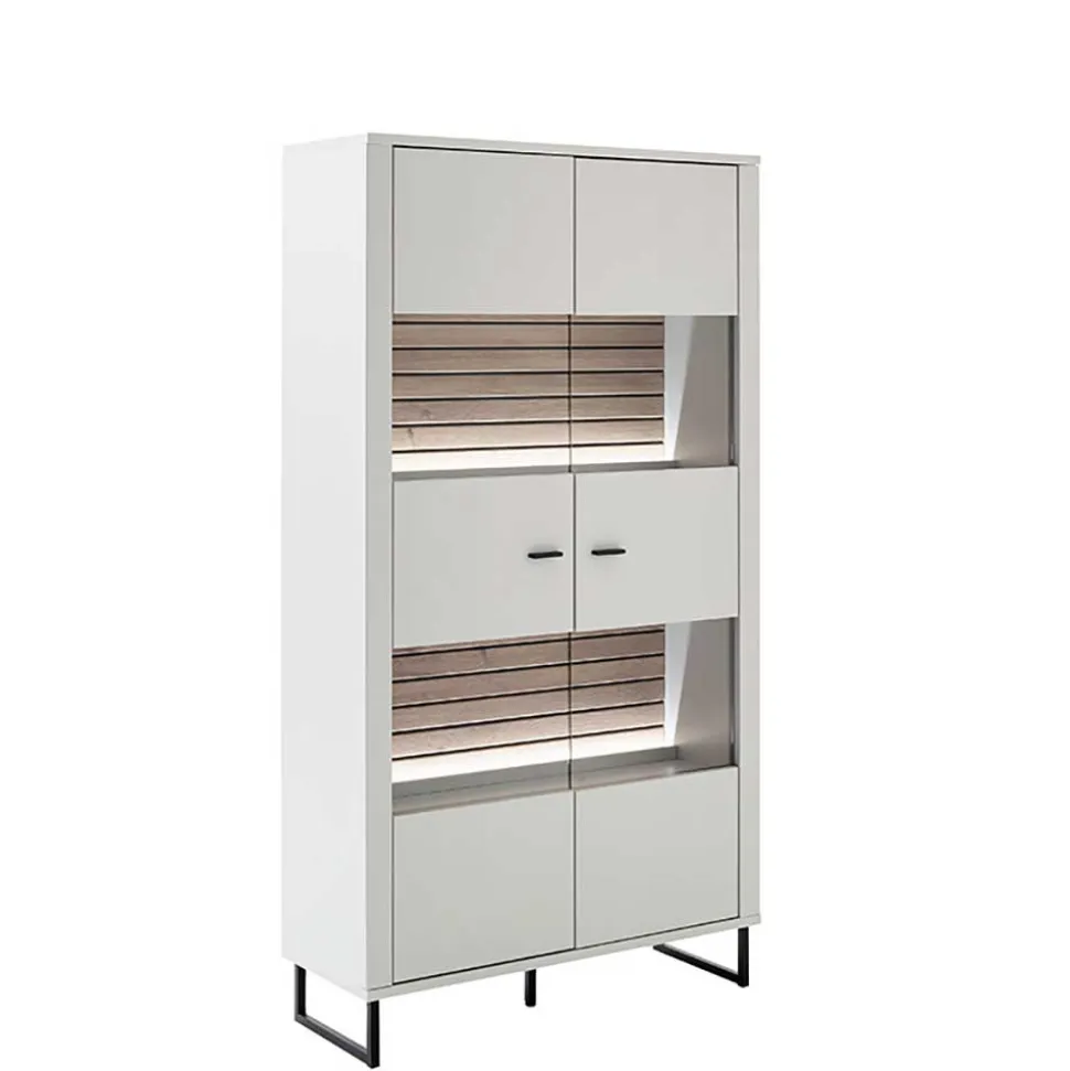 Wohnzimmervitrinenschrank modern Polar