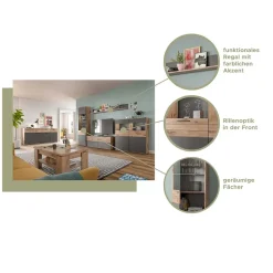 Wohnzimmervitrinenschrank Plestna