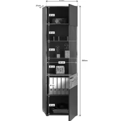 Wohnzimmervitrinenschrank Plestna