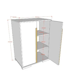 Wäscheschrank Kinderzimmer Catuella