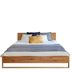 140x200 cm Bett Eiche geölt Kojas