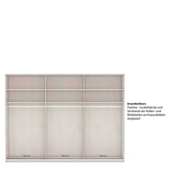 XL Drehtüren Kleiderschrank Saconso