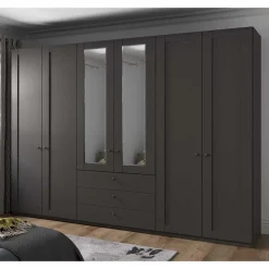 XL Kleiderschrank mit Spiegeln Hierro