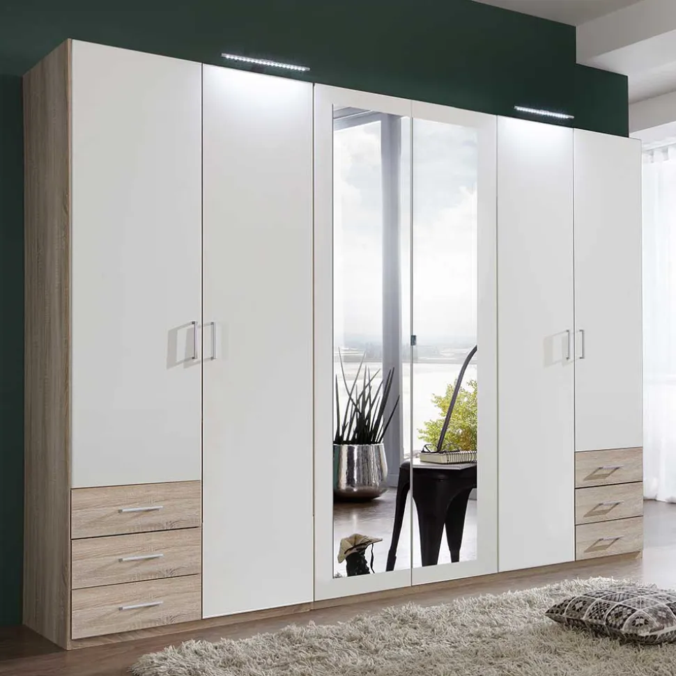 XL Kleiderschrank 6-türig Agnesco