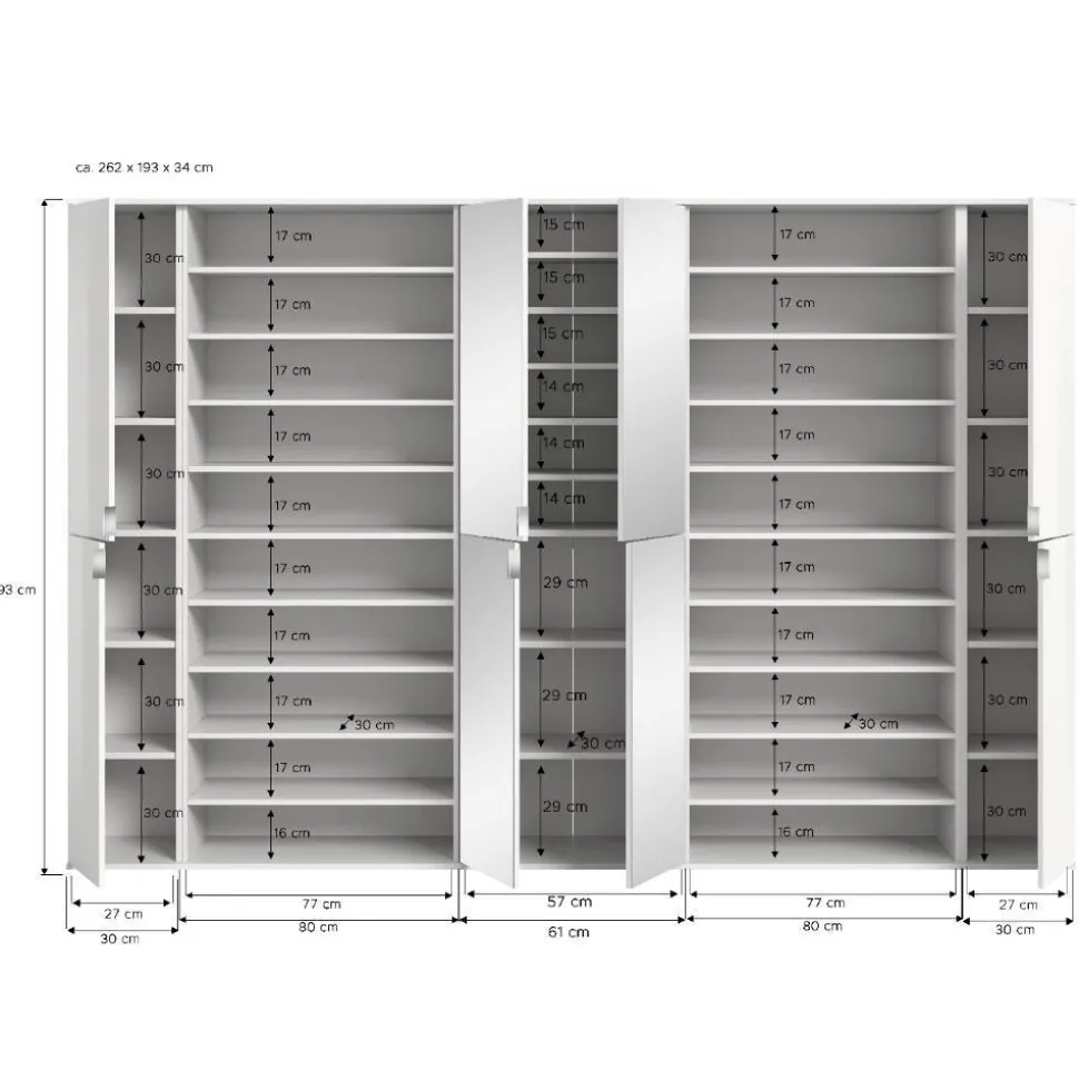 XXL Schuhschrank Ridonner