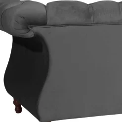 Zweiersofa Anthrazit Romina
