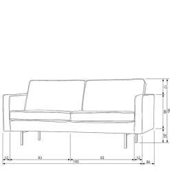 Zweiersofa Klasvan