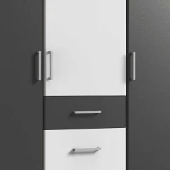 Zweifarbiger Kleiderschrank Tolofoa