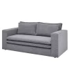 Zweisitzer Sofa Anthrazit Eltusa